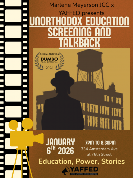 Unorthodox Education Screening and Talkback